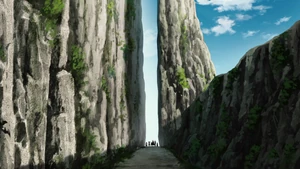 Blue Dragon Mountain Range's gap said to be made by Milis