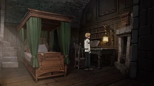 A Dormitory Room in the Anime