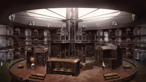 Ranoa Magic Academy Library in the Anime