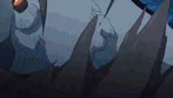 Timothy finishing off the Luster Grizzlies while his party protects him