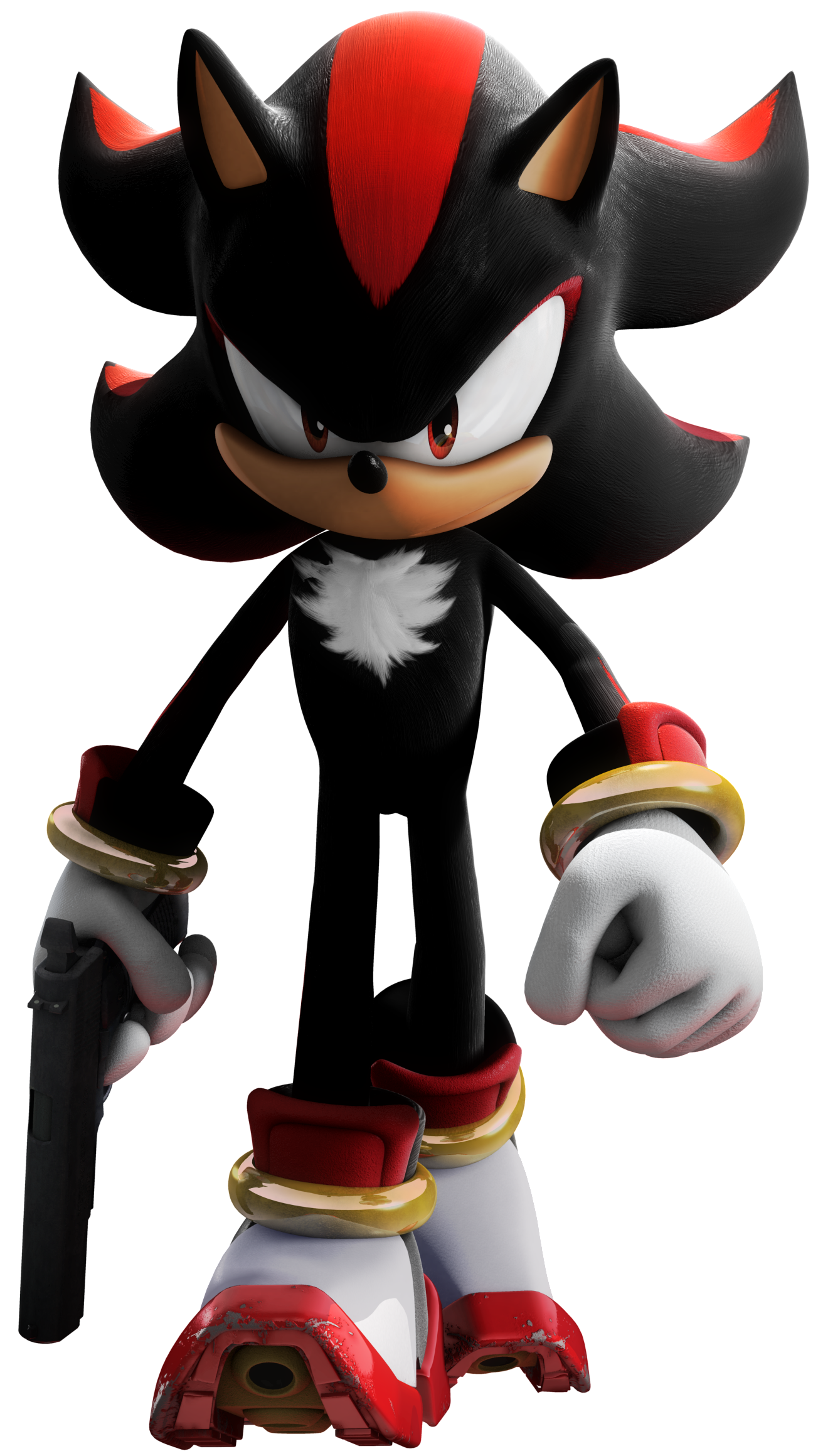 Why did Shadow the Hedgehog have a gun?