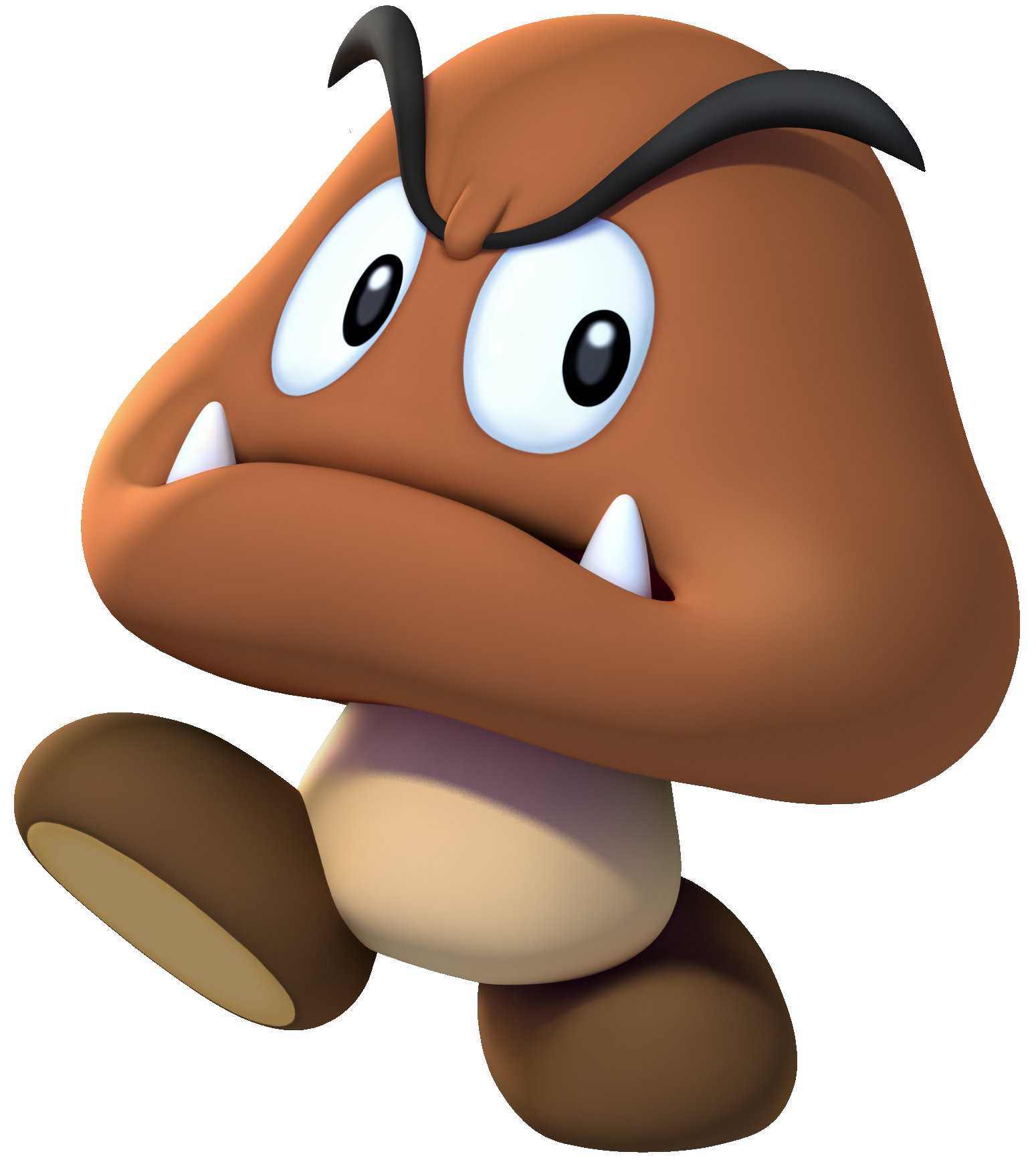 Personajes cafés de Mario Bros