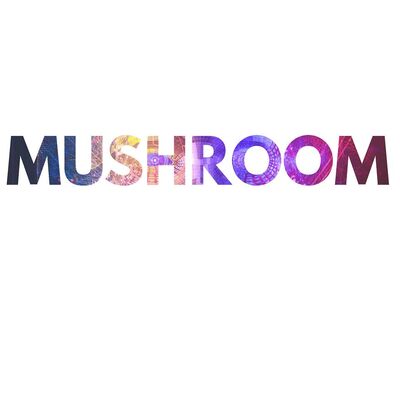 Mushroom logo word