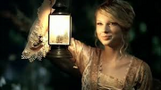 Taylor in the "Love Story" Music Video