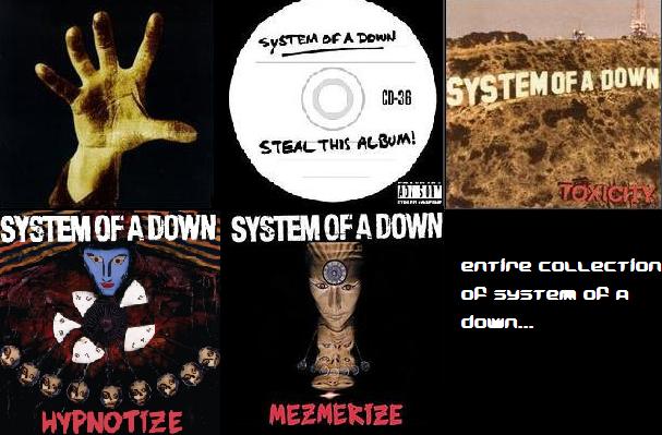 system of a down album playlist