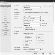 Preferences Layout 1a