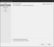 Sync Podcasts