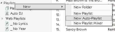 New Auto-Playlist