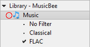 Music with filters