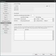Preferences Internet