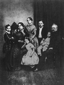 Tchaikovskys family in 1848 From left to right sitting Alexandra Andreevna Tchaikovska Alexandra Ippolit Ilya Petrovitch Tchai Family 2