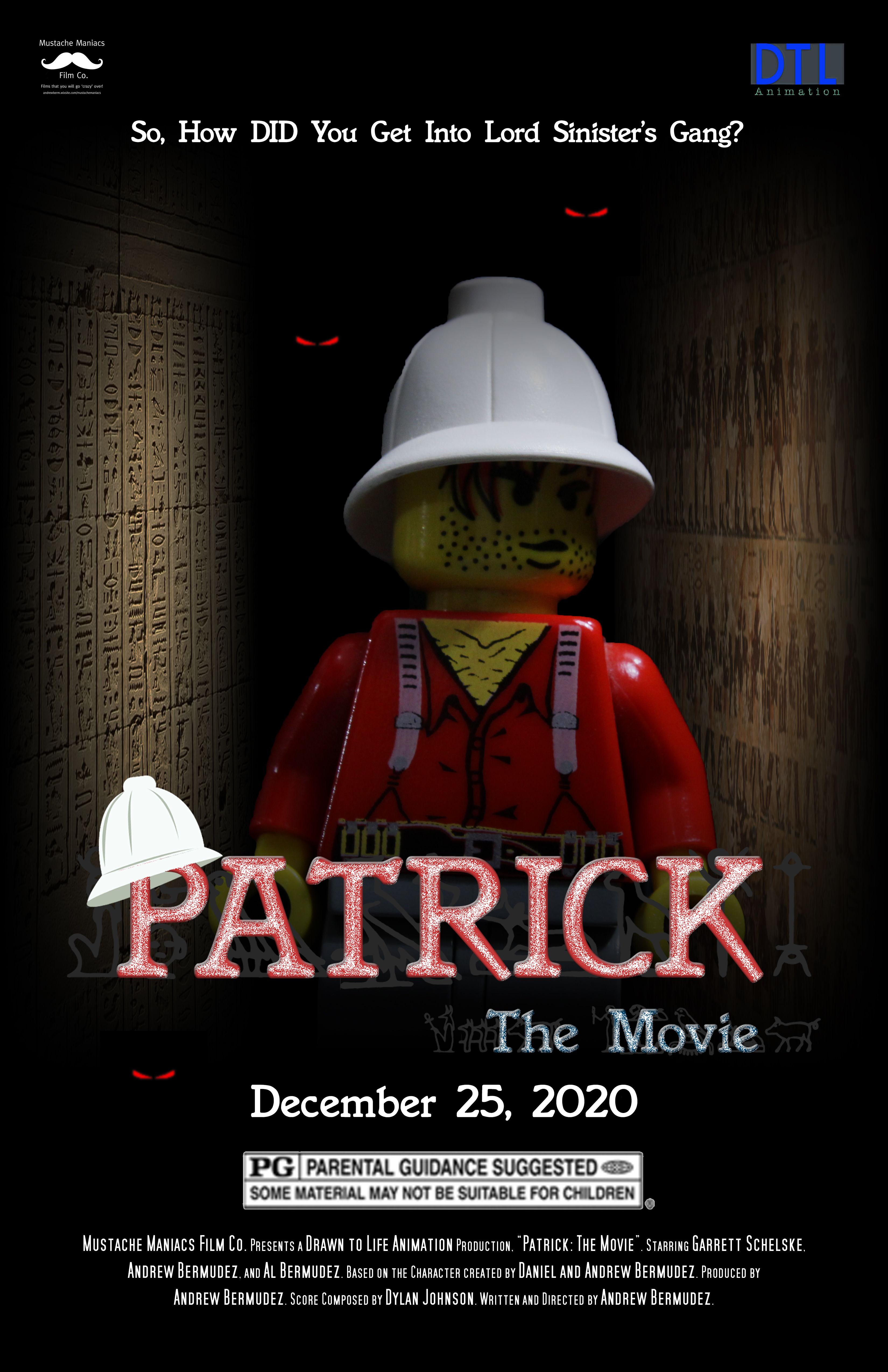 Patrick: The Movie, Mustache Maniacs Film Co. Wiki