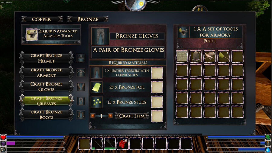 Bronze Greaves