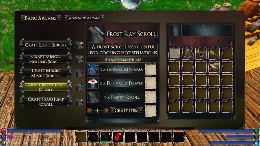 Frost Ray Scroll