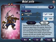 Harebrained Underminer lv.1 stats