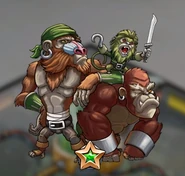 Bronze Mon-Key Crew from Mutants Genetic Gladiators Spotlight