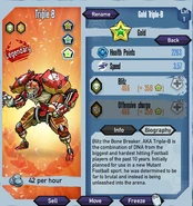Gold Triple-B Stats