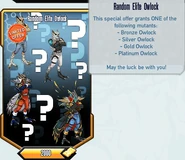 Shop promotion for Random Elite Owlock