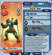 Bronze Leonidas Stats