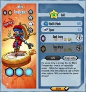 Gold Mimi Timebender stats