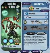 Bronze Captain Bag ‘O’ Bones