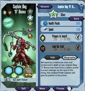 Silver Captain Bag ‘O’ Bones
