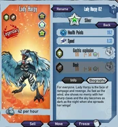 Silver Lady Harpy