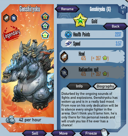 Shellshock, KaijuCombat Wiki