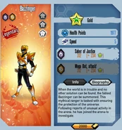 Gold Bazzinger Stats (new mutopedia)