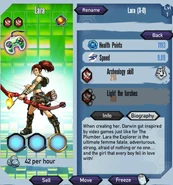 Video Games Lara Stats