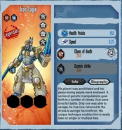 Basic Iron Eagle stats