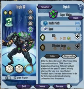 Super-Villains Reactor Triple-B Stats