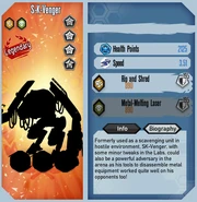 Basic S-K-Venger in silhouette