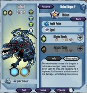 Platinum Undead Dragon