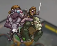 Basic Mon-Key Crew from Mutants Genetic Gladiators Spotlight