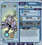 Silver Undead Dragon