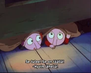 Tiuhti ja Viuhti tuntevat Mörön olevan lähellä.