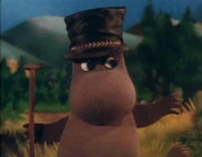 Muumipappa Muumien maailma-animaatiosarjassa.