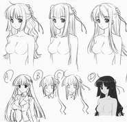 Original Character Concept Art for Yuzuka