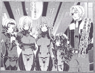 An older May with other test pilots.