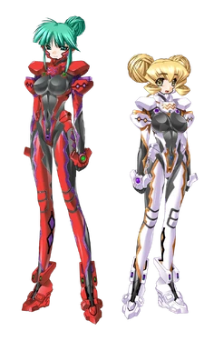 Type-00 Fortified Suit, colored by rank.