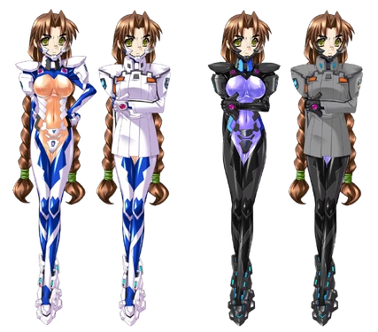 Left to right; the Type-99's trainee version and combat version.