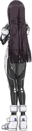 Kazusa, fortified suit back. Anime version.