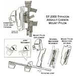 EF-2000 Gun Mount Pylon