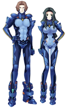 Fortified Suits in United Nations colors.