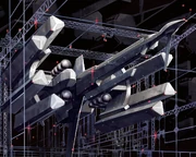 A colony ship under construction.