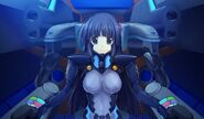 Yuzuka in a TSF cockpit.