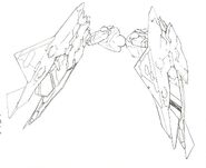 Lineart of the F-22 Raptor's jump units