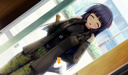 One of the days when Hibiki does reach the door first.