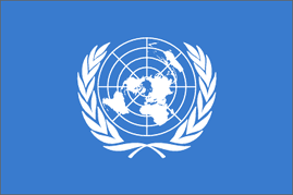 Flag of UN